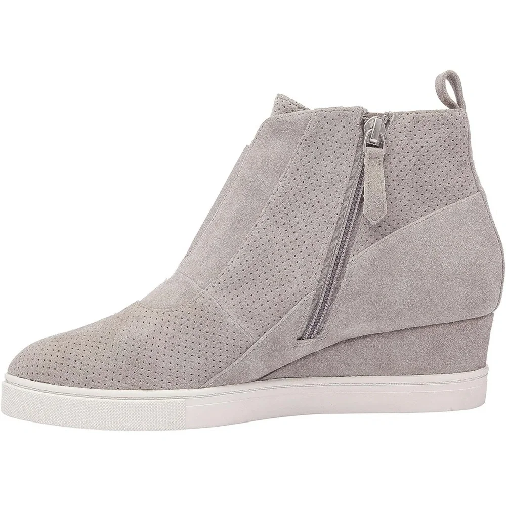 New Linea Paolo - Anna - Low Heel Designer Platform Wedge Sneaker Bootie - Picture 3 of 9
